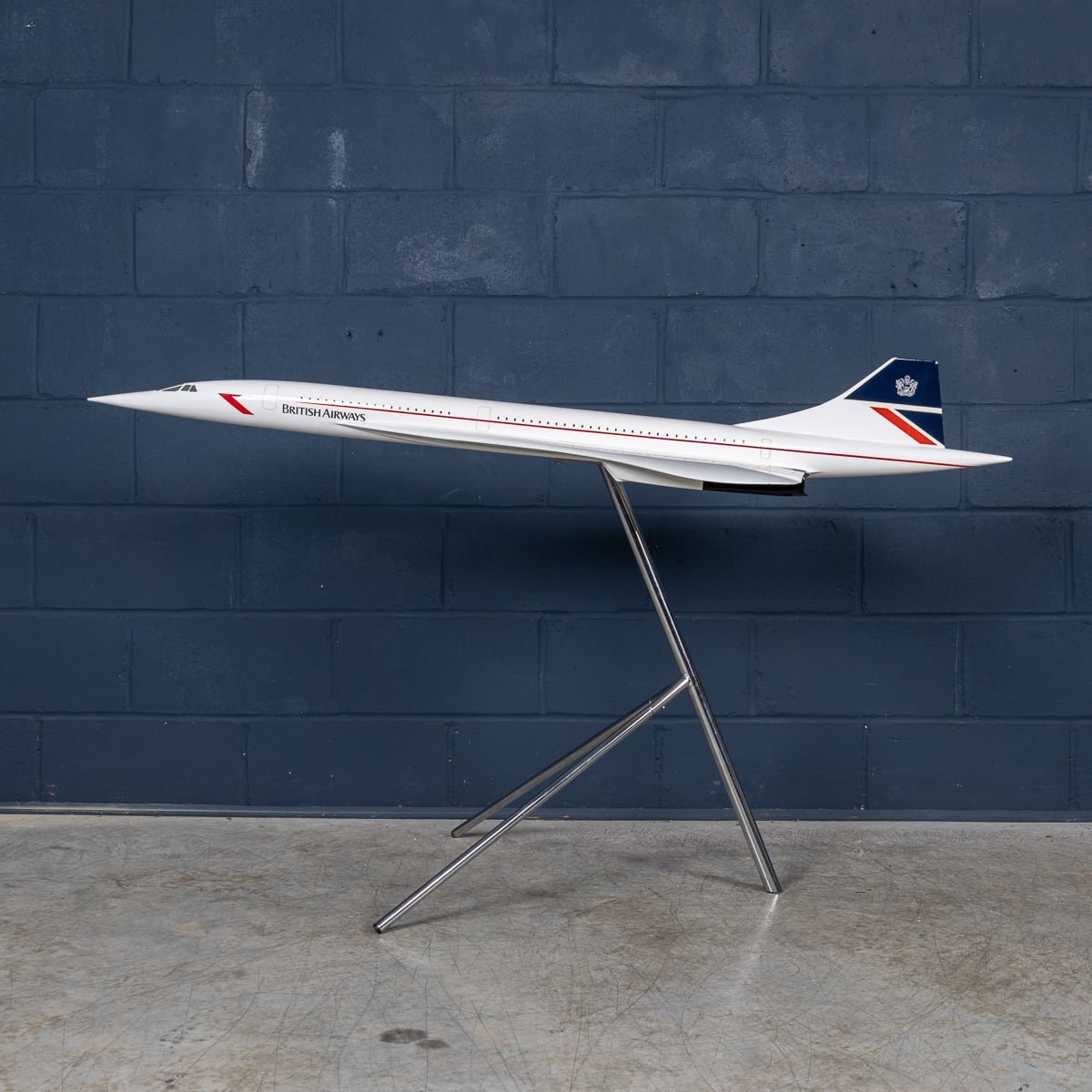 LARGE BRITISH AIRWAYS CONCORDE MODEL BY SPACE MODELS LARGE BRITISH AIRWAYS CONCORDE MODEL BY SPACE MODELS